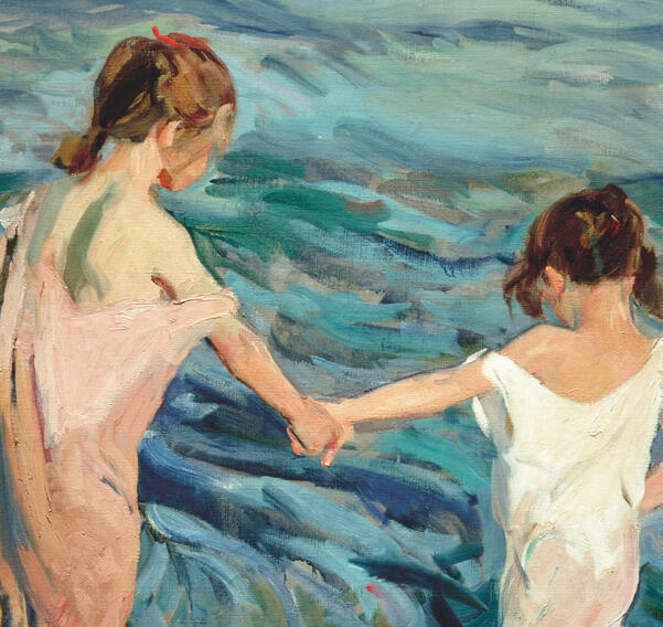 Joaquín Sorolla y Bastida - Girls in the Sea