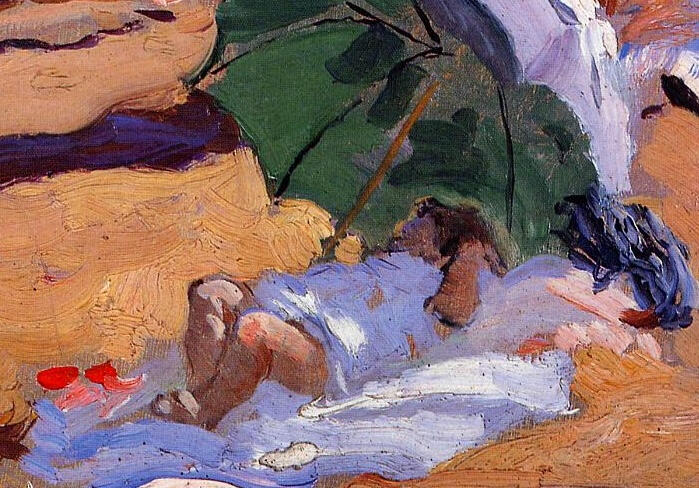 Joaquín Sorolla y Bastida - Child's Siesta